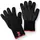 Grillhandschuhe Größe S/M Baumwolle, Polyester, Silikon schwarz