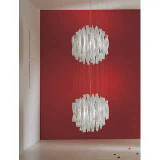Luxuriöse Designer- Hängeleuchte Aura 60/2 Axo Light - Rigadin Kristall