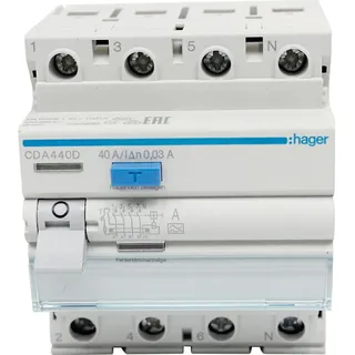 Hager FI-Schutzschalter (CDA440D)