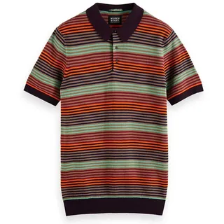 Scotch & Soda 174565 Kurzarm-poloshirt - Multi Stripe - L