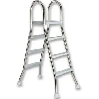Mountfield Edelstahl-Poolleiter weiß bis 1,20 m