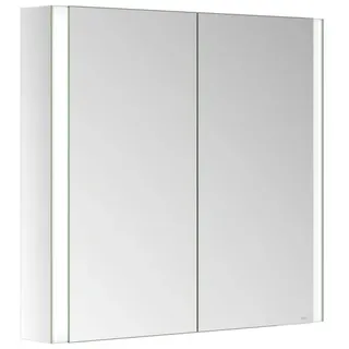 KEUCO SOMARIS Spiegelschrank Wandvorbau 2-türig, mit Spiegelheizung, 800mm, 14502002101, Farbe: Verspiegelt