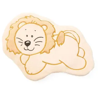 Grünspecht Naturprodukte GRÜNSPECHT Wärmezoo Löwe, Traubenkern-Wärmekissen mit waschbarem Bezug für Kinder, wärmendes Kuscheltier bei Bauchschmerzen & Erkältung (117-V1)