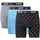 Swoosh Print/Grey/University Blue XS 3er Pack