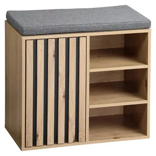 KESPER Schuhschrank 51,5 x 48 x 29,5 cm Grau / Grau
