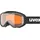 leichte stylische Skibrille mit Anti-Fog-Beschichtung und oranger Tönung für eine bessere Konturenwahrnehmung für Kinder black/lasergold