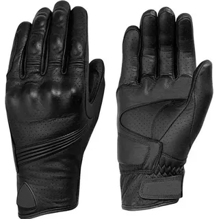 Vollständige Lederhandschuhe Anti -Slip -Kaltwetter reiten zum Motorrad, das schwarze m fährt m