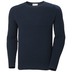 Bild Herren Dock Ribknit Sweater Pullover, Navy, M