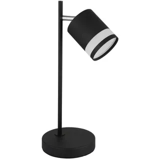Globo Led-Tischleuchte , Schwarz, Weiß , Metall, Kunststoff , 66 mm , F , 15x40x12.7 cm , Ce , Wippschalter , Lampen & Leuchten, Innenbeleuchtung, Tischlampen
