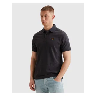 PME LEGEND Poloshirt "polo jacquard jersey" mit Logo Stickerei, graphite
