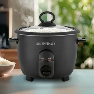 Reiskocher 400W schwarz matt 1l - Schwarz