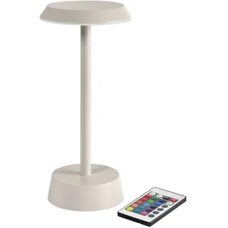 Duni LED Lampe Nour, kabellos, 26,3 x Ø 11,9 cm, Robuste LED-Lampe im schicken Design, 1 Karton = 6 Stück, Farbe: taupe