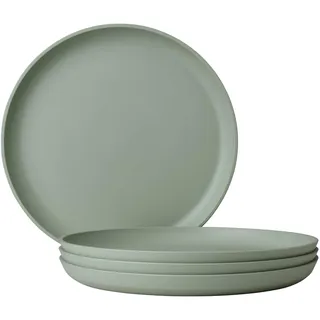 Mepal Frühstücksteller Silueta 23 cm grün 4er Set