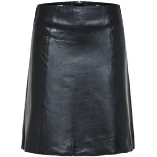 Selected Lederrock Damen Schwarz 38