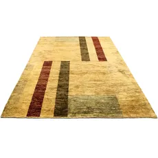 morgenland Wollteppich »Ziegler Modern Teppich handgeknüpft mehrfarbig«, rechteckig, handgeknüpft, bunt