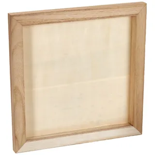 Artemio VITAB3030 3D-Holzrahmen zum Dekorieren, Beige, 30 x 2 x 30 cm