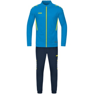 Jako Trainingsanzug Polyester Challenge JAKO blau/neongelb 38