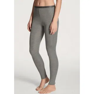 CALIDA True Confidence Leggings Damen, aus Schurwolle und Seide, Feinripp, thermoregulierend und geruchsneutralisierend - 36W