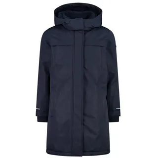 CMP Kid G Fix Hood Parka Black Blue 140