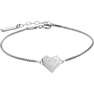 Liebeskind Berlin Armband Herz Edelstahl silber 20 cm