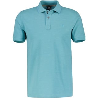 LERROS Poloshirt »LERROS Poloshirt in Melange-Piqué« Lerros LIGHT TURQUOISE 3XL