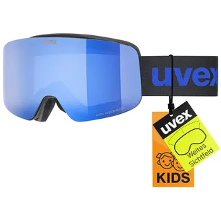 Uvex pwdr FM black matt mirror blue one size