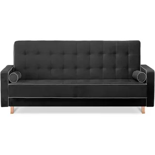 Konsimo Einzelsofa Dozer ¦ schwarz ¦ Maße (cm): B: 223 H: 94