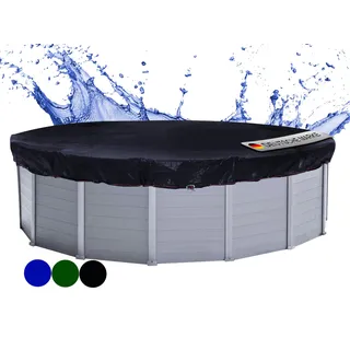 Quick Star Poolabdeckung Rund Schwarz Ø 520 cm