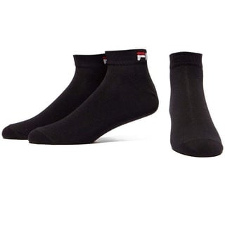 Fila Unisex F9300 Socken Unisex Socken (3-er pack), schwarz,