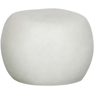 Livetastic Couchtisch , Weiß , Glas, Keramik , organisch , 50x35x50 cm , Wohnzimmer, Wohnzimmertische, Couchtische, Couchtische Glas