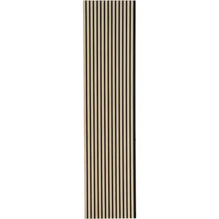 FN Acustico Akustikplatte PET u. MDF Furniert 572,5 x 19 x 1195 mm Eiche Natur
