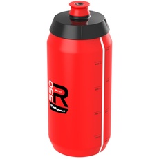POLISPORT 8645600006 - Fahrradflasche des Modells R Collection R550 mit einem Fassungsvermögen von 550 ml. BPA-freie Trinkflasche für Radfahrer in rot