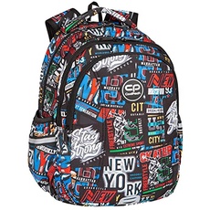 Coolpack F048673, Schulrucksack JOY S BIG CITY, Multicolor, 39 x 28 x 17 cm