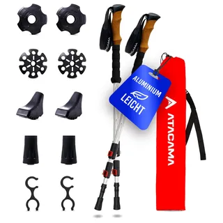 Atacama Wanderstöcke 135 cm grau