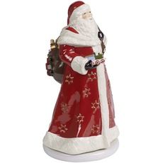 Bild von Christmas Toys Memory Santa drehend Santa Claus Figur mit Drehfunktion, Hartporzellan, Metall, bunt