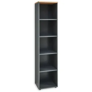 Innostyle Memphis Aktenregal 45 x 38 x 197 cm braun