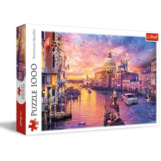 Trefl - Italien, Der Charme von Venedig - Puzzle 1000 Elemente - DIY-Puzzle, Kreative Unterhaltung, Spaß, Klassisches Puzzle für Erwachsene und Kinder ab 14 Jahren