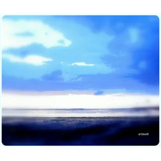 Mauspad Mousepad Fotodruck Wolken und Strand