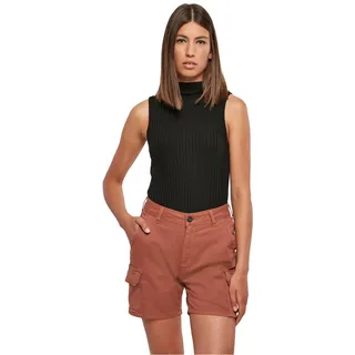 URBAN CLASSICS Ladies Rib Knit Sleevless Body - Schwarz - 5XL