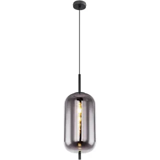 GLOBO BLACKY 1-flg. 22 cm Schwarz/Glas/Metall