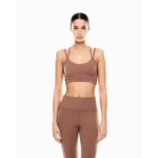 EA7 für Damen. 7W000921_AF21585 Top Vigor7 braun (M), Sportlich, Multisport, Polyamid, Ärmellos / Hosenträger