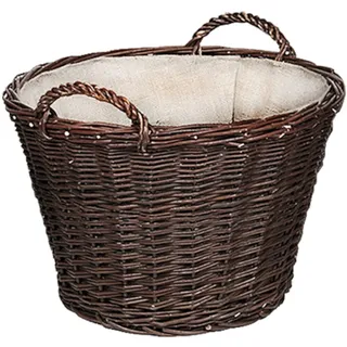 Weidenkorb Transportkorb Aufbewahrungskorb Dekokorb klassisch Ø 60 × 39 cm korb