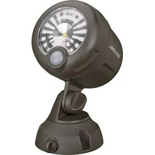 Mr. Beams LED-Außenwandleuchte MB360XT mit Bewegungsmelder Braun