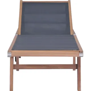 VidaXL 44668, Lounge, Gepolsterter Sitz, Teak, 600 mm, 2060 mm, 350 mm - Braun
