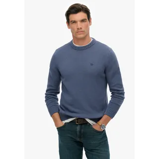 Superdry Preppy Cotton Pullover Blau XL