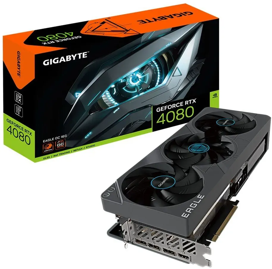 Bild von GeForce RTX 4080 Eagle OC 16G 16GB GDDR6X GV-N4080EAGLE OC-16GD