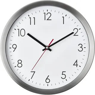 TFA Moderne Analoge Wanduhr 30,0 cm 60.3075 weiß