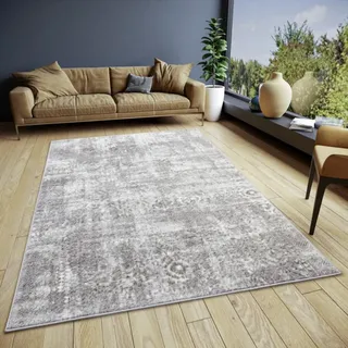 HANSE HOME Style Kurzflorteppich 67 x 120 cm Grau/Beige