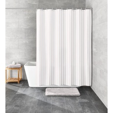 Bild Duschvorhang Sanna, 180 x 200 cm, weiß