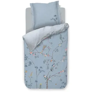Pip Studio Bamboo Blossom Bettwäsche blau 135x200cm (1 Stück)